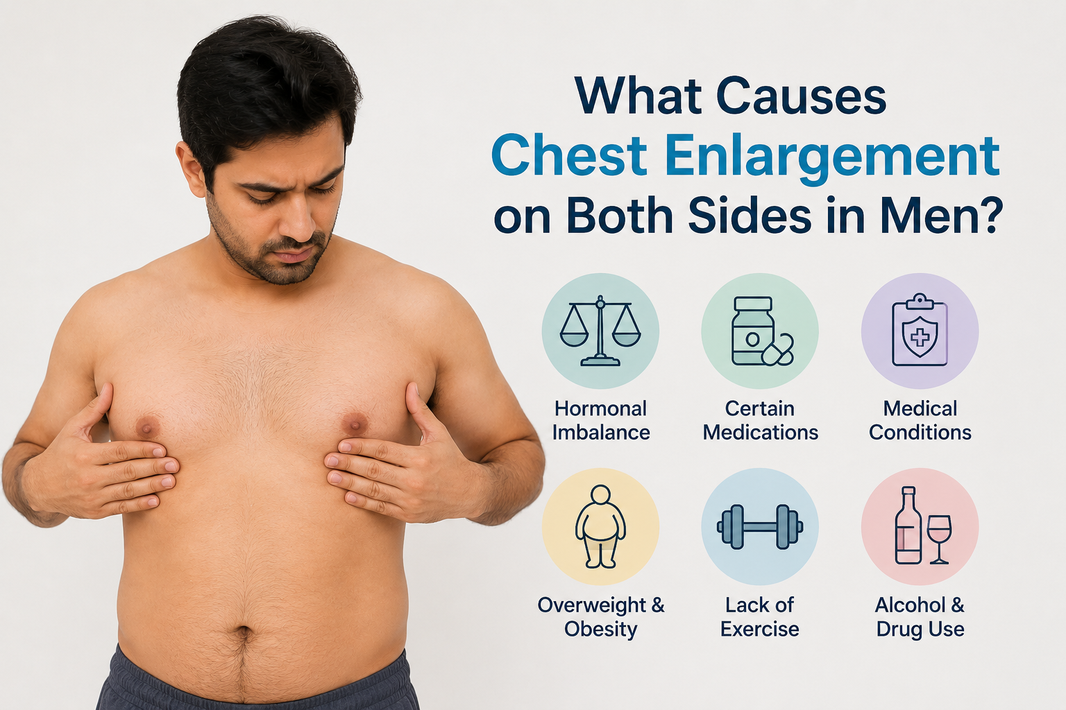 What Causes Chest Enlargement on Both Sides in Men?