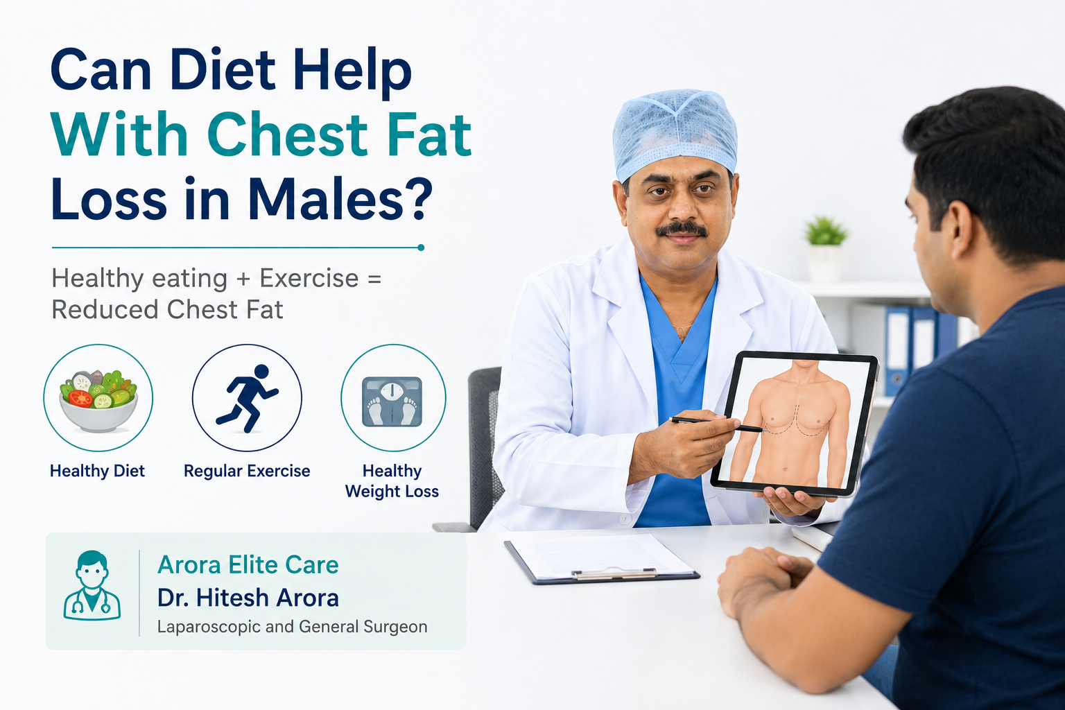 Can Diet Help With Chest Fat Loss in Males?