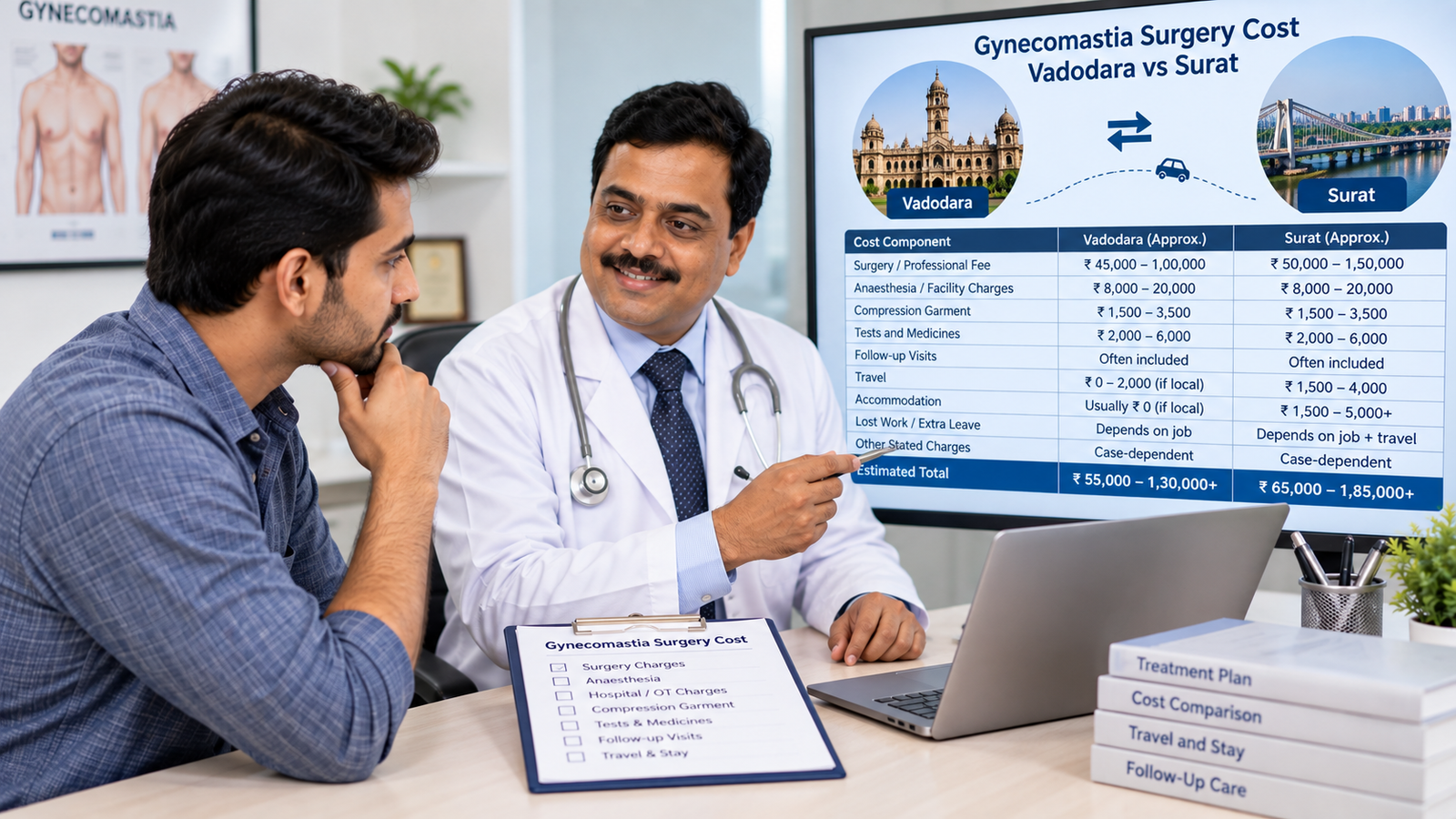 Gynecomastia Surgery Cost: Vadodara Compared With Surat, Honestly Broken Down