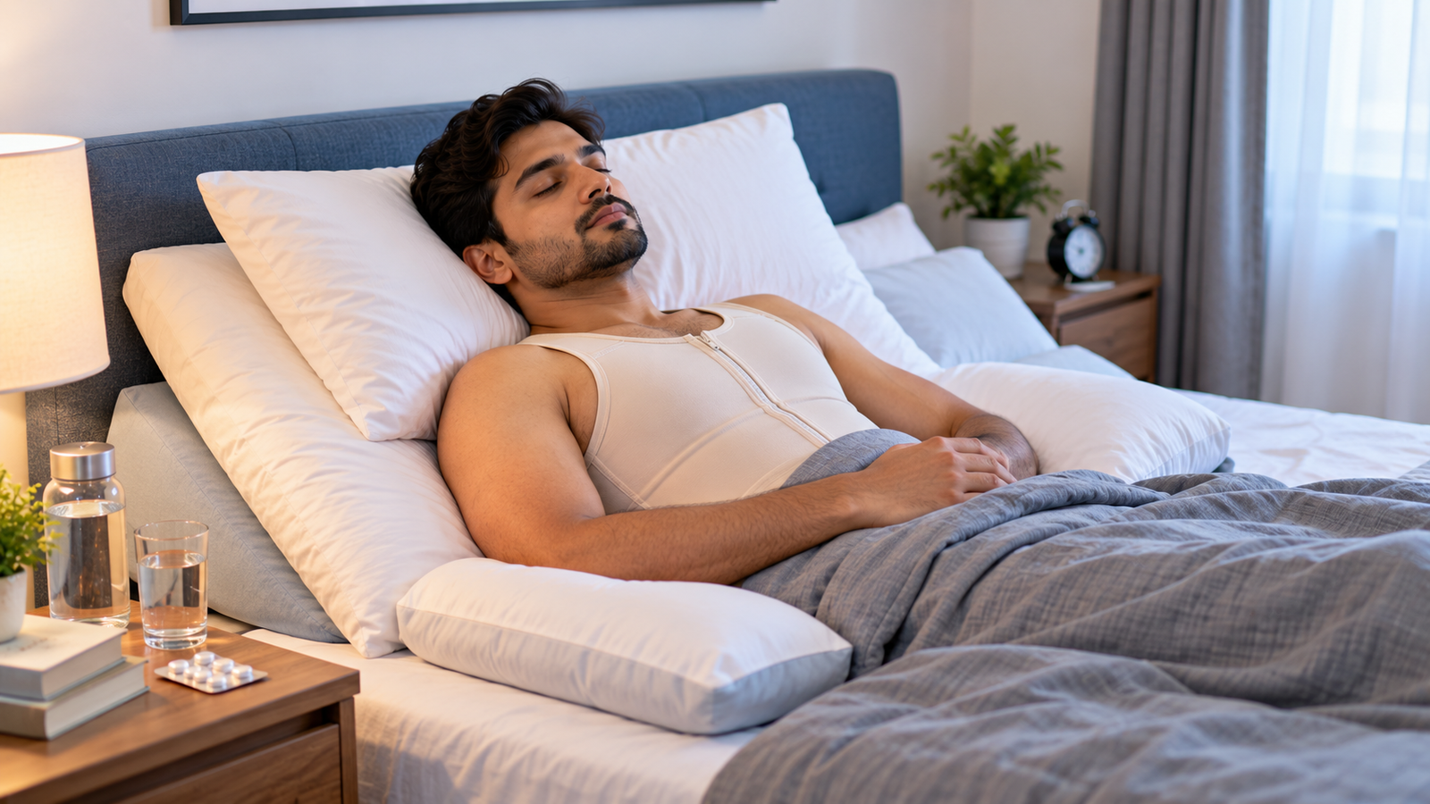 How to Sleep After Gynecomastia Surgery: Position, Pillows and the First Two Weeks