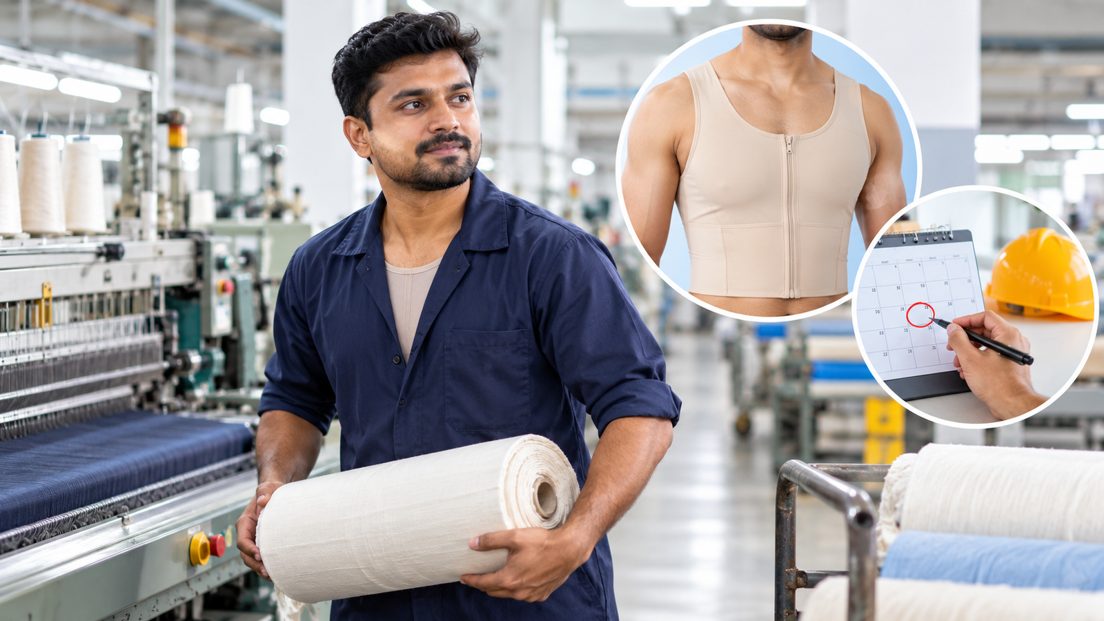 Factory and Loom Work After Gynecomastia Surgery: Return-to-Work Plan for Udhna Patients